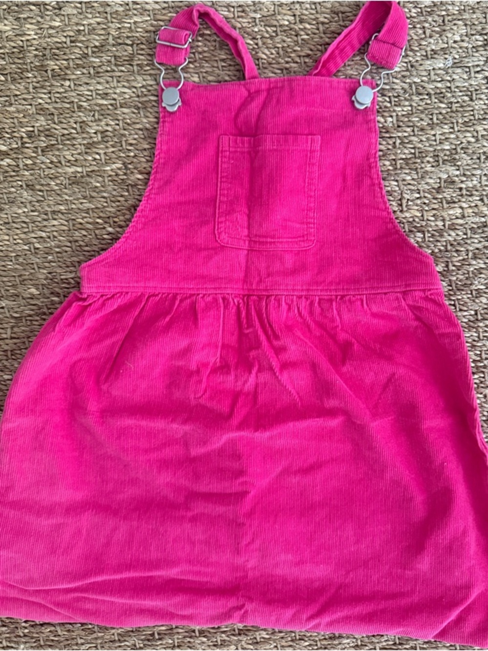 BISBY Kids Pink Corduroy Pinafore Dress - Size 6 - NWOT